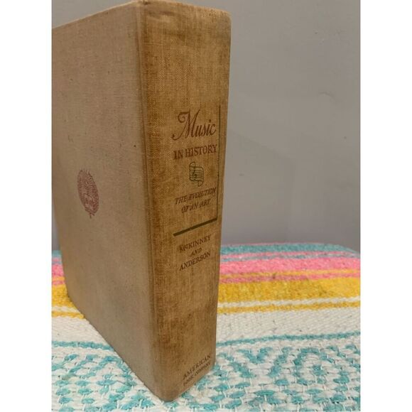 MUSIC IN HISTORY Reference Book-The Evolution- McKinney Anderson H/C 1940 - Picture 6 of 8